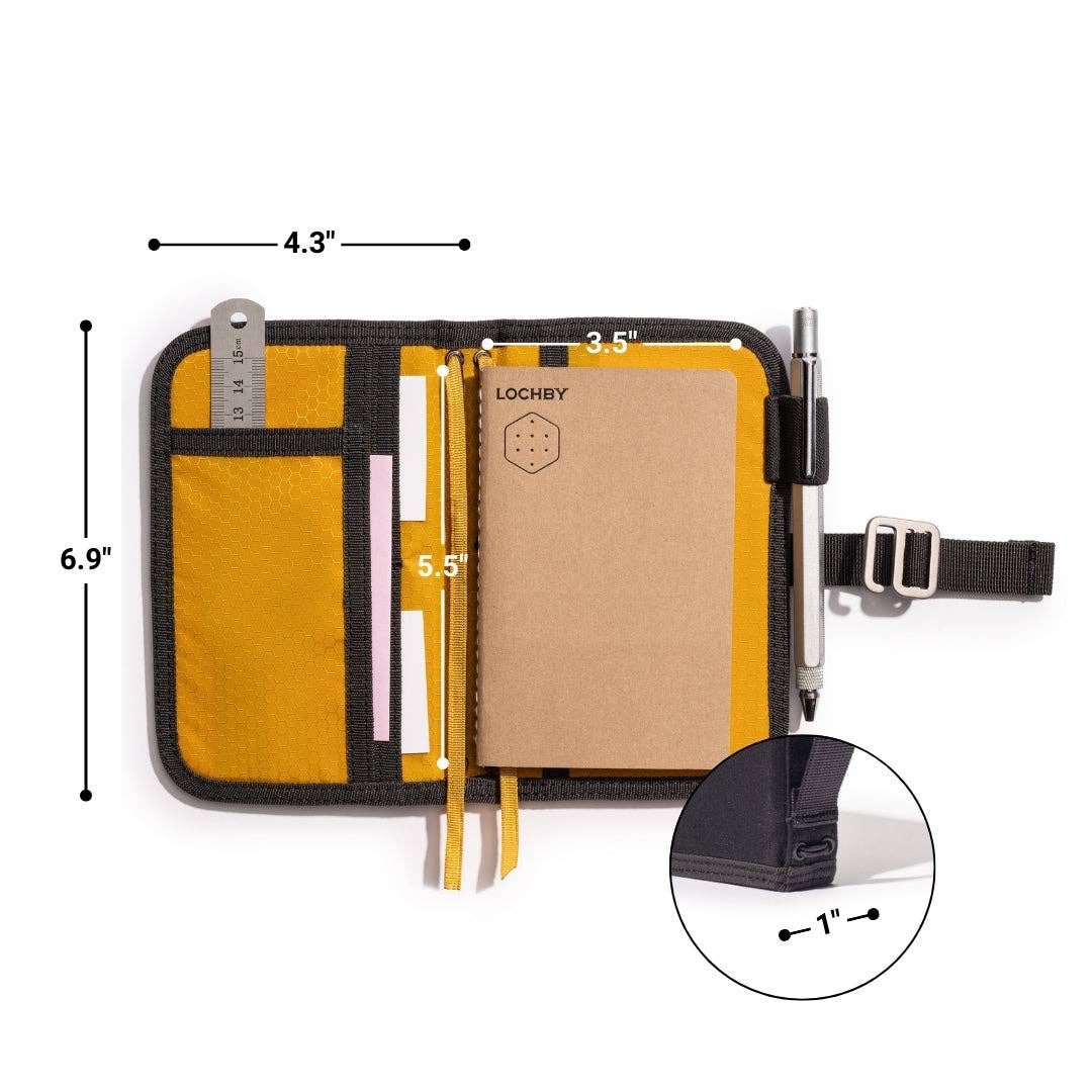 LOCHBY - Mini Field Journal - Brown - The Merri Artist - merriartist.com