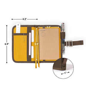 LOCHBY - Mini Field Journal - Brown - The Merri Artist - merriartist.com