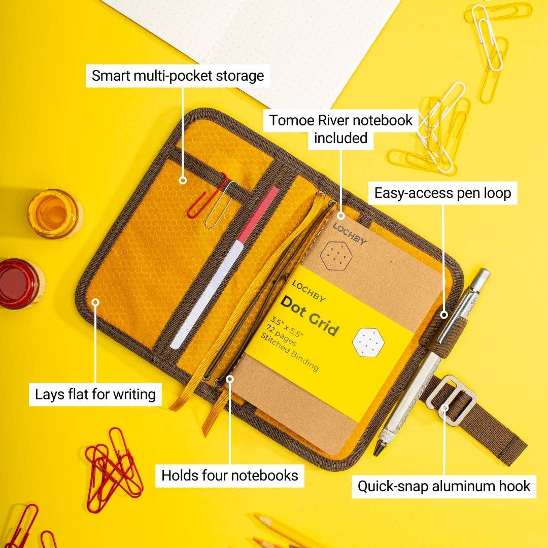 LOCHBY - Mini Field Journal - Brown - The Merri Artist - merriartist.com