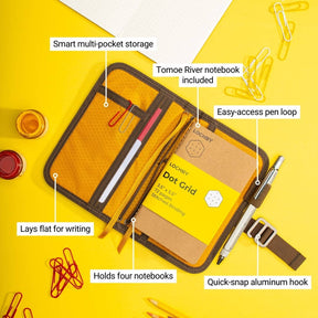 LOCHBY - Mini Field Journal - Brown - The Merri Artist - merriartist.com