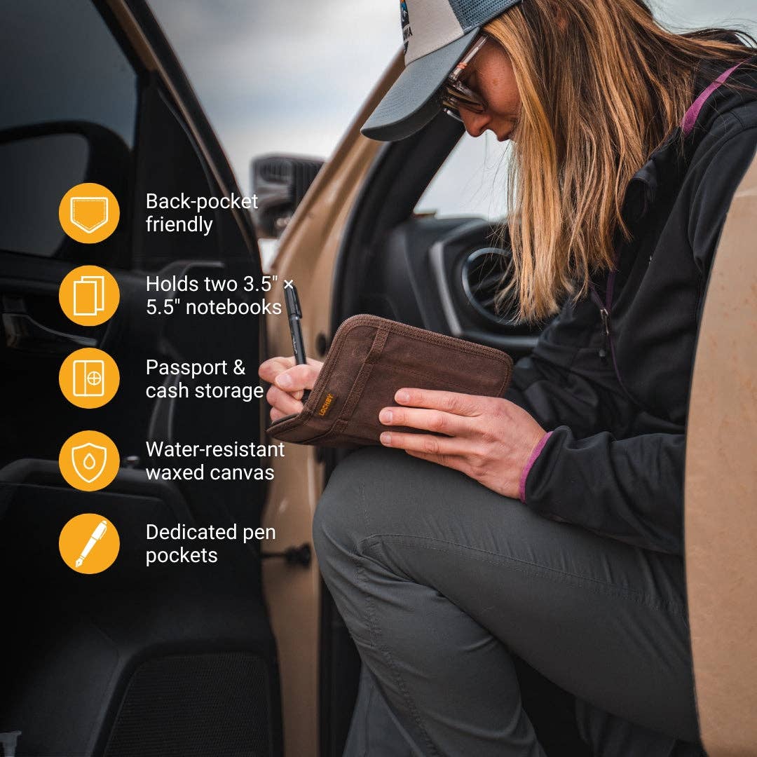 LOCHBY - Pocket Journal - Brown - The Merri Artist - merriartist.com