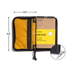 LOCHBY - Pocket Journal - Brown - The Merri Artist - merriartist.com