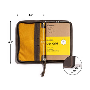 LOCHBY - Pocket Journal - Brown - The Merri Artist - merriartist.com