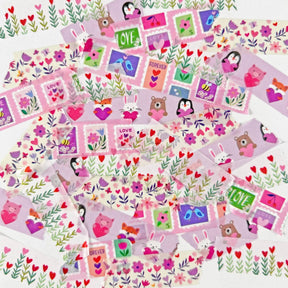 Love Blooms Washi Tape - The Merri Artist - merriartist.com