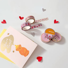 Love Blooms Washi Tape - The Merri Artist - merriartist.com