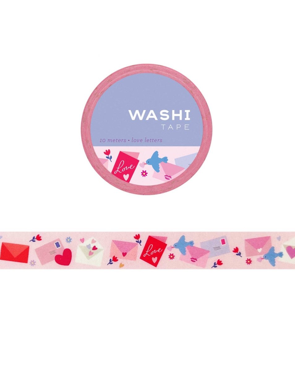 Love Letters Washi Tape - The Merri Artist - merriartist.com