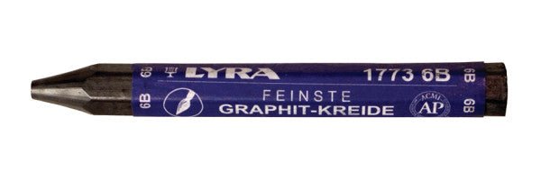 Lyra Water Soluable Graphite Crayon 6B - The Merri Artist - merriartist.com