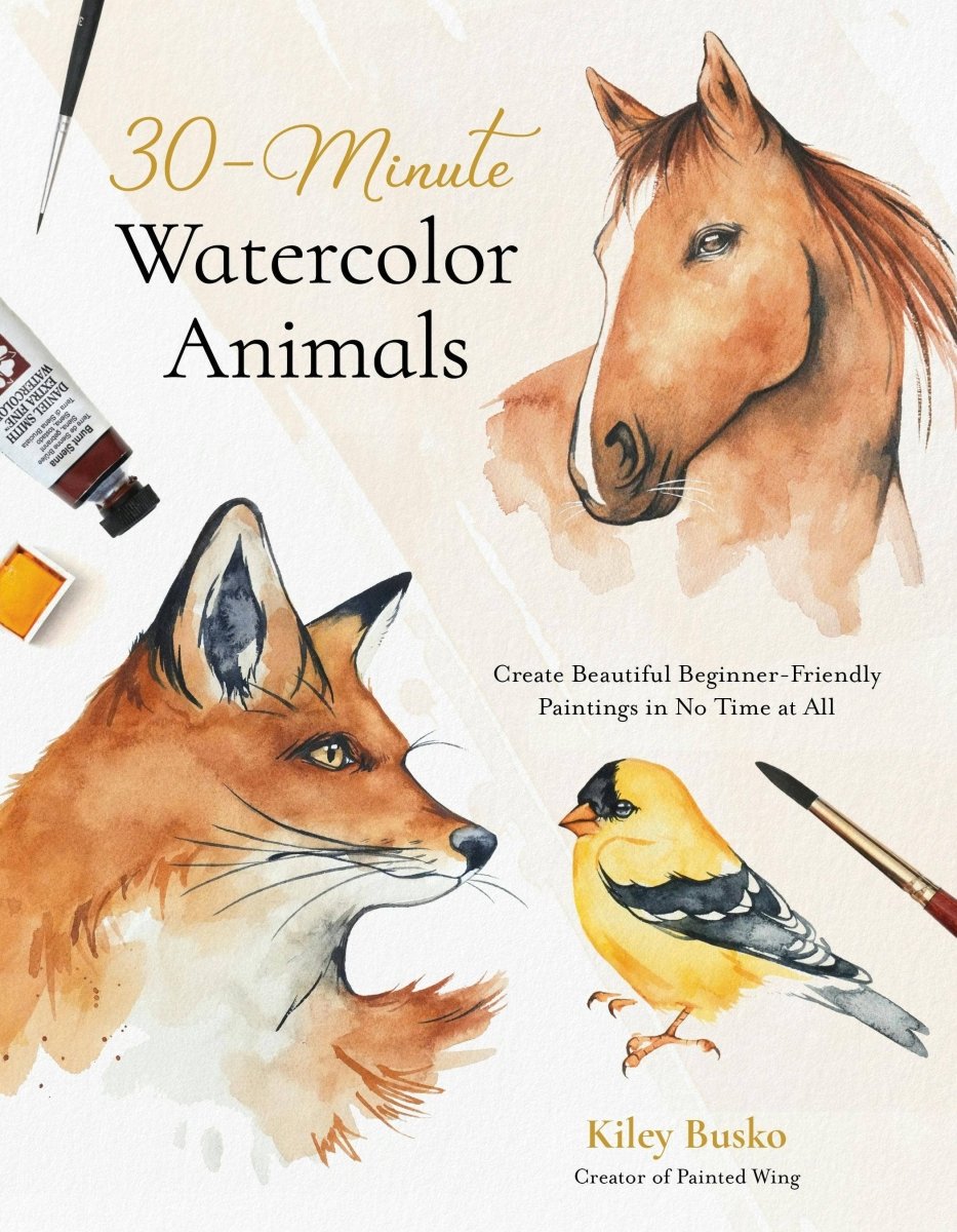 Macmillan Publishers - 30 - Minute Watercolor Animals: Beginner - Friendly Paintings - The Merri Artist - merriartist.com