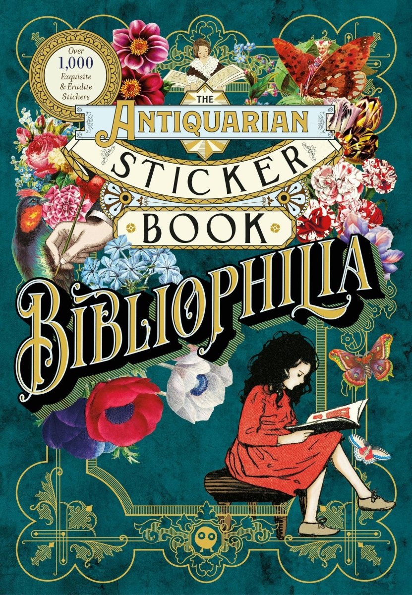 Macmillan Publishers - Antiquarian Sticker Book: Bibliophi - The Merri Artist - merriartist.com