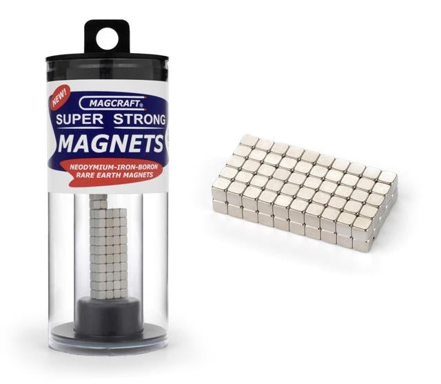 Magcraft 1/8" Rare Earth Cube Magnets (100) - The Merri Artist - merriartist.com