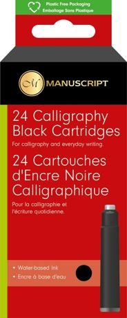 Manuscript - Ink Cartridges Black - 24 Pack - The Merri Artist - merriartist.com