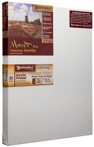Masterpiece Monet Pro 1 - 1/2 inch Deep Profile - Monterey 7 ounce Canvas 20x24 inch - The Merri Artist - merriartist.com