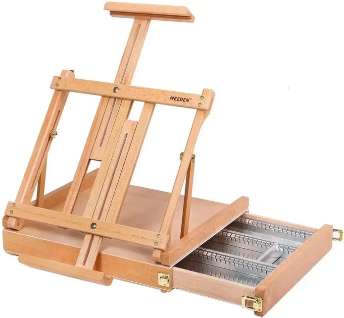 MEEDEN Artist Tabletop Easel with Metal Lined Drawer W05B - The Merri Artist - merriartist.com