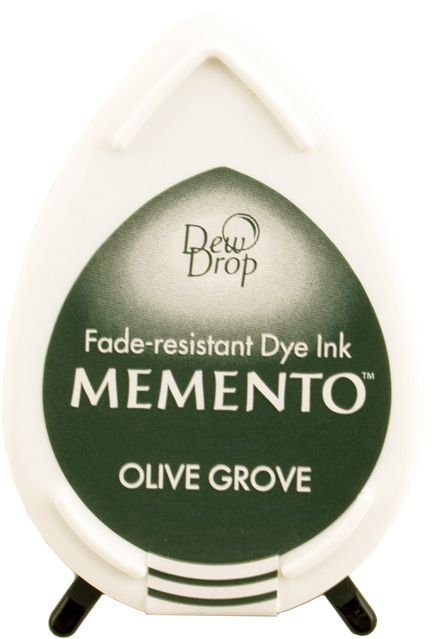 Memento Dye Ink Pad - Dew Drop Olive Grove - The Merri Artist - merriartist.com