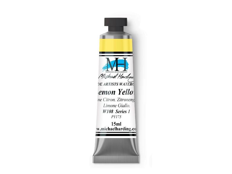 Michael Harding Artists Watercolor 15ml - Lemon Yellow - The Merri Artist - merriartist.com