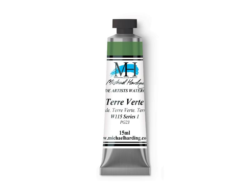 Michael Harding Artists Watercolor 15ml - W115 Terre Verte - The Merri Artist - merriartist.com