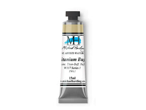 Michael Harding Artists Watercolor 15ml - W117 Titanium Buff - The Merri Artist - merriartist.com