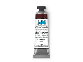 Michael Harding Artists Watercolor 15ml - W124 Red Umber - The Merri Artist - merriartist.com