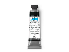 Michael Harding Artists Watercolor 15ml - W134 Vandyke Brown - The Merri Artist - merriartist.com
