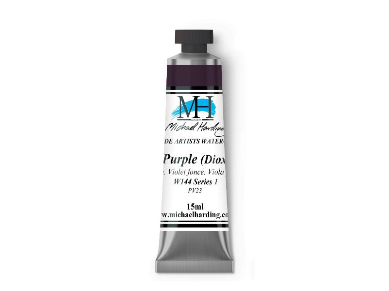 Michael Harding Artists Watercolor 15ml - W144 Deep Purple (Dioxazine) - The Merri Artist - merriartist.com