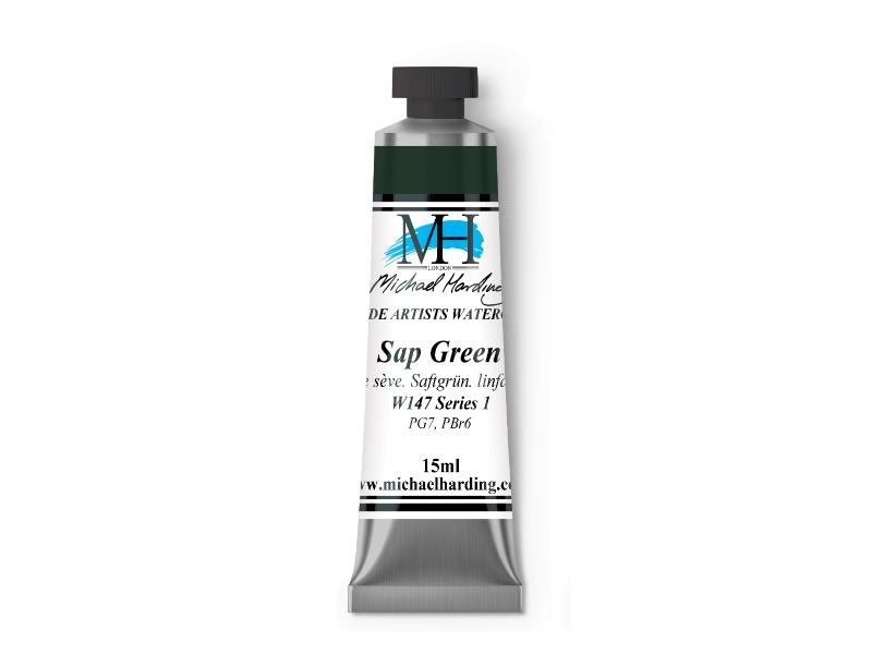 Michael Harding Artists Watercolor 15ml - W147 Sap Green - The Merri Artist - merriartist.com