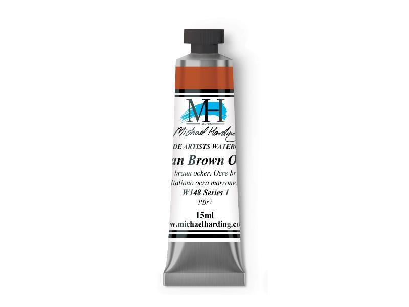 Michael Harding Artists Watercolor 15ml - W148 Italian Brown Ochre - The Merri Artist - merriartist.com