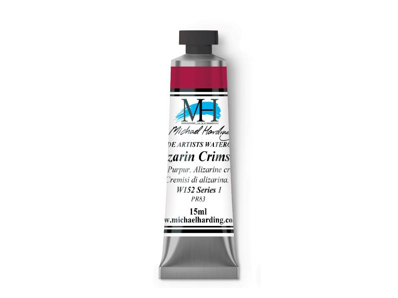 Michael Harding Artists Watercolor 15ml - W152 Alizarin Crimson - The Merri Artist - merriartist.com