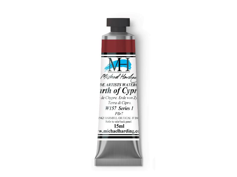 Michael Harding Artists Watercolor 15ml - W157 Earth of Cyprus - The Merri Artist - merriartist.com
