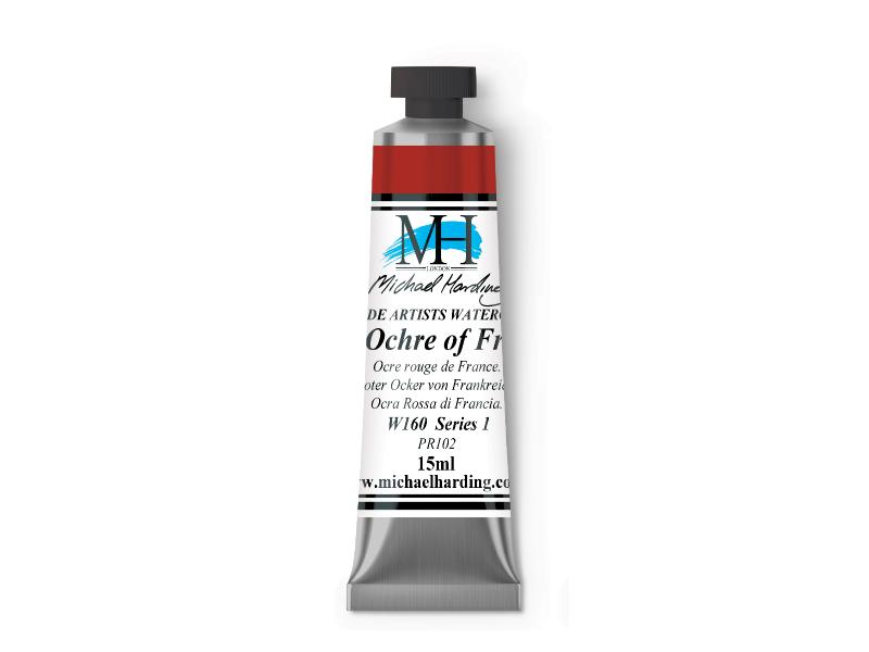 Michael Harding Artists Watercolor 15ml - W160 Red Ochre of France - The Merri Artist - merriartist.com
