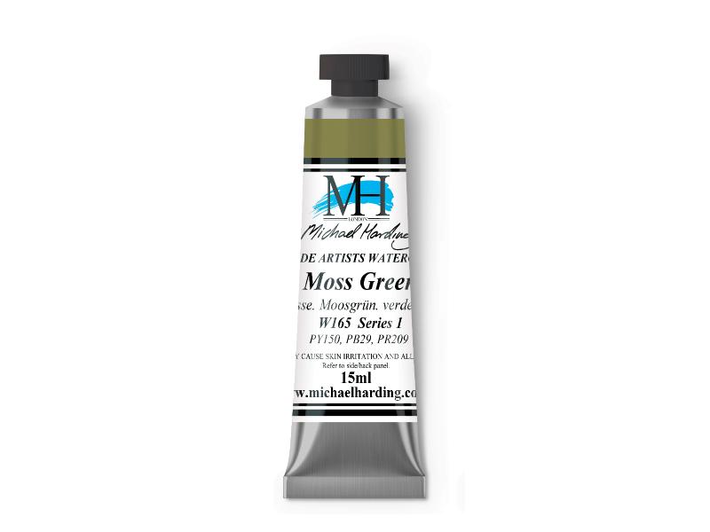 Michael Harding Artists Watercolor 15ml - W165 Moss Green - The Merri Artist - merriartist.com
