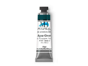 Michael Harding Artists Watercolor 15ml - W167 Aqua Green - The Merri Artist - merriartist.com