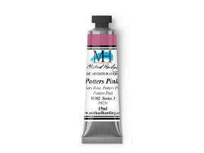 Michael Harding Artists Watercolor 15ml - W302 Potters Pink - The Merri Artist - merriartist.com