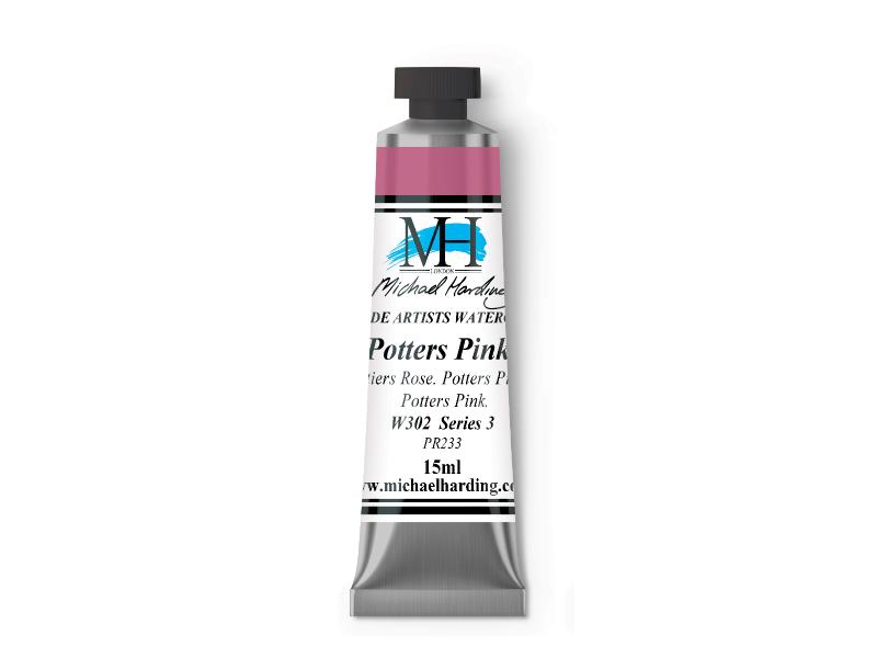 Michael Harding Artists Watercolor 15ml - W302 Potters Pink - The Merri Artist - merriartist.com