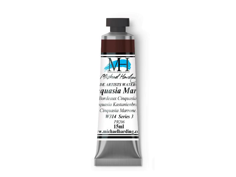 Michael Harding Artists Watercolor 15ml - W314 Cinquasia Maroon - The Merri Artist - merriartist.com