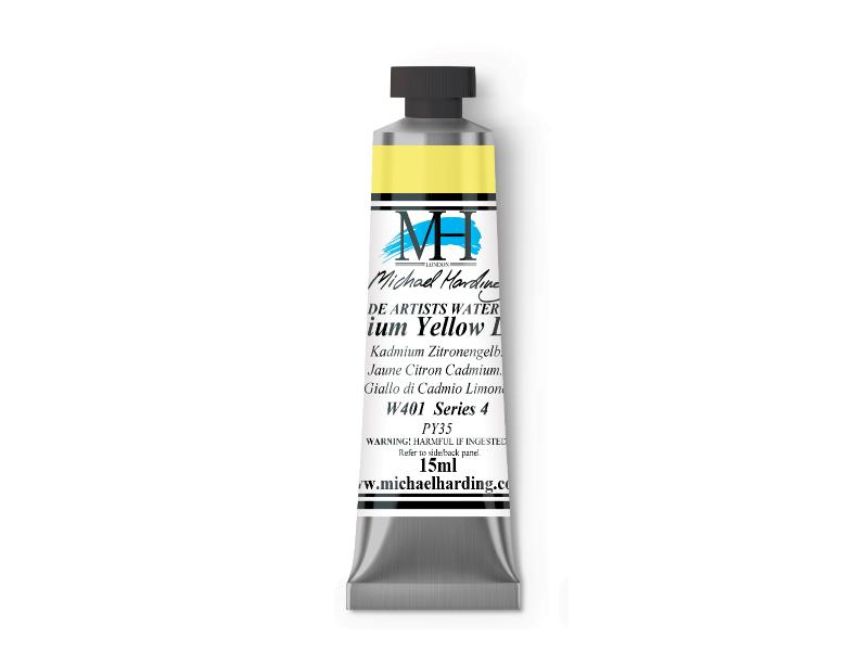 Michael Harding Artists Watercolor 15ml - W401 Cadmium Yellow Lemon - The Merri Artist - merriartist.com