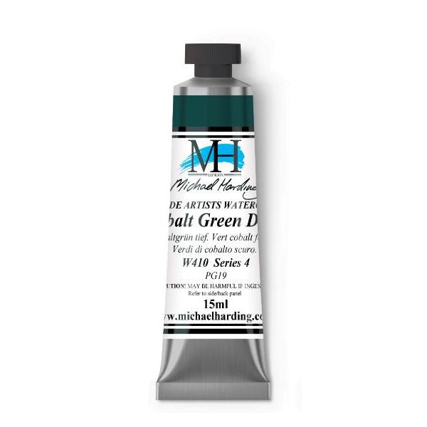 Michael Harding Artists Watercolor 15ml - W410 Cobalt Green Deep - The Merri Artist - merriartist.com