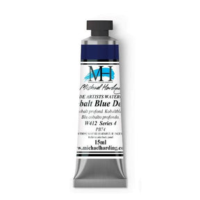 Michael Harding Artists Watercolor 15ml - W412 Cobalt Blue Deep - The Merri Artist - merriartist.com
