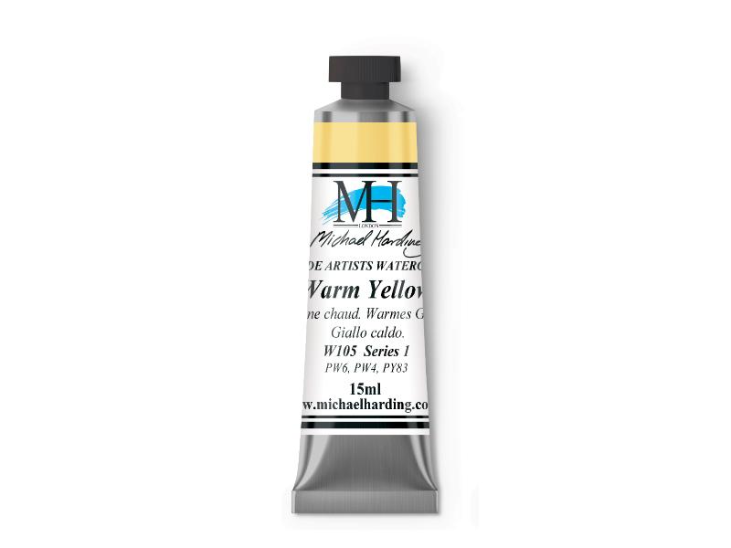 Michael Harding Artists Watercolor 15ml - Warm Yellow - The Merri Artist - merriartist.com