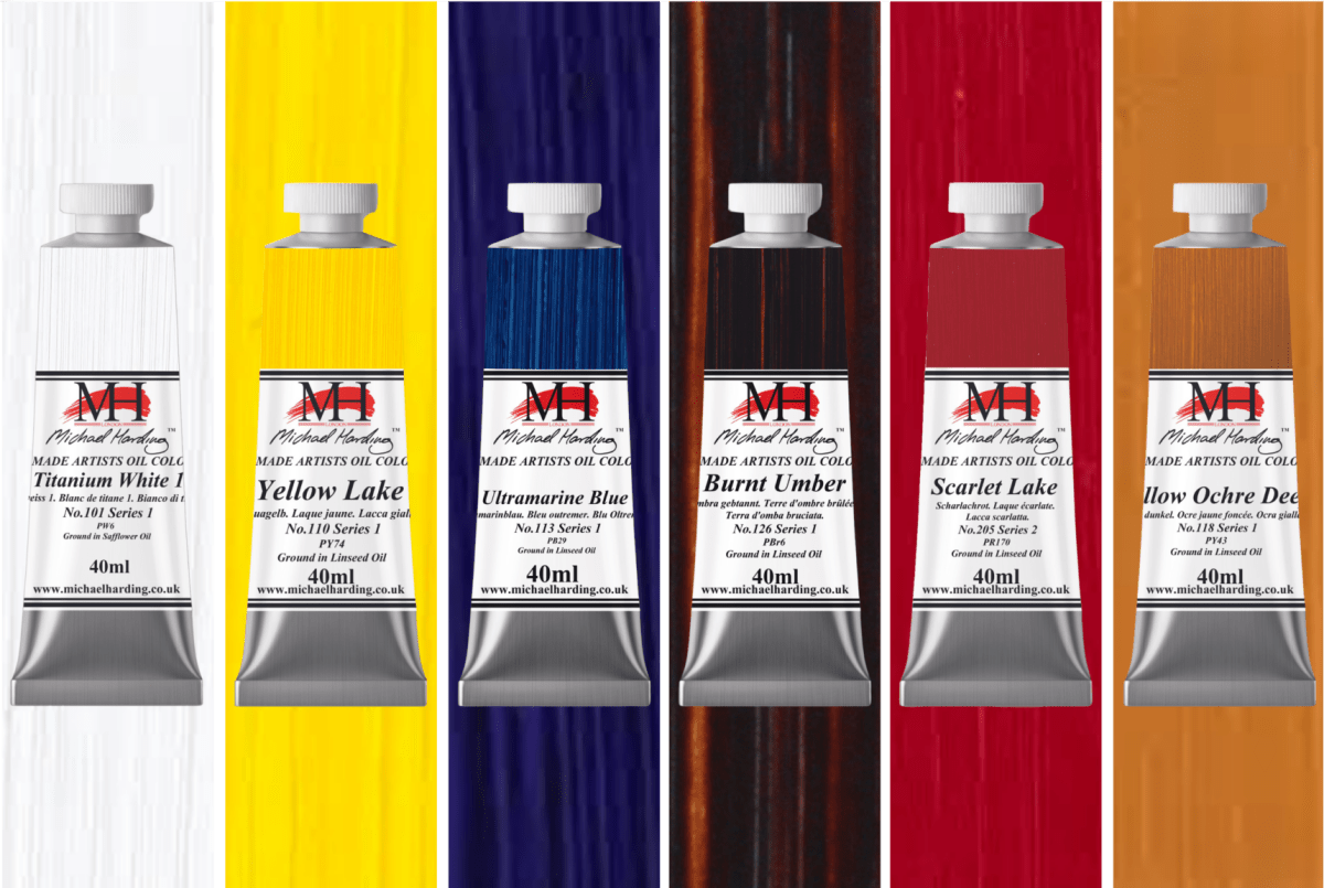 Michael Harding Introductory Set (6 X 40ml Tubes) - The Merri Artist - merriartist.com