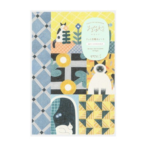 Midori Yuro Log B6 Slim Journal - Cat - The Merri Artist - merriartist.com