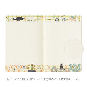 Midori Yuro Log B6 Slim Journal - Cat - The Merri Artist - merriartist.com