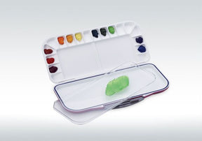 Mijello Fusion 18 Well Airtight Palette - Blue - The Merri Artist - merriartist.com