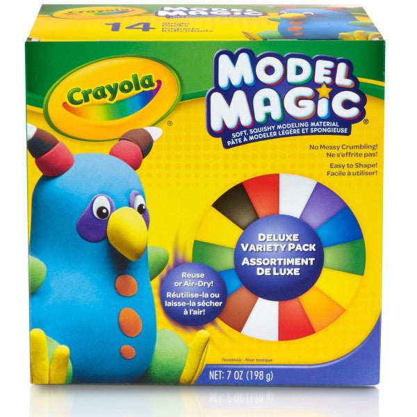 Model Magic Deluxe Color Variety Pack (14 X .5 oz Colors ) - The Merri Artist - merriartist.com