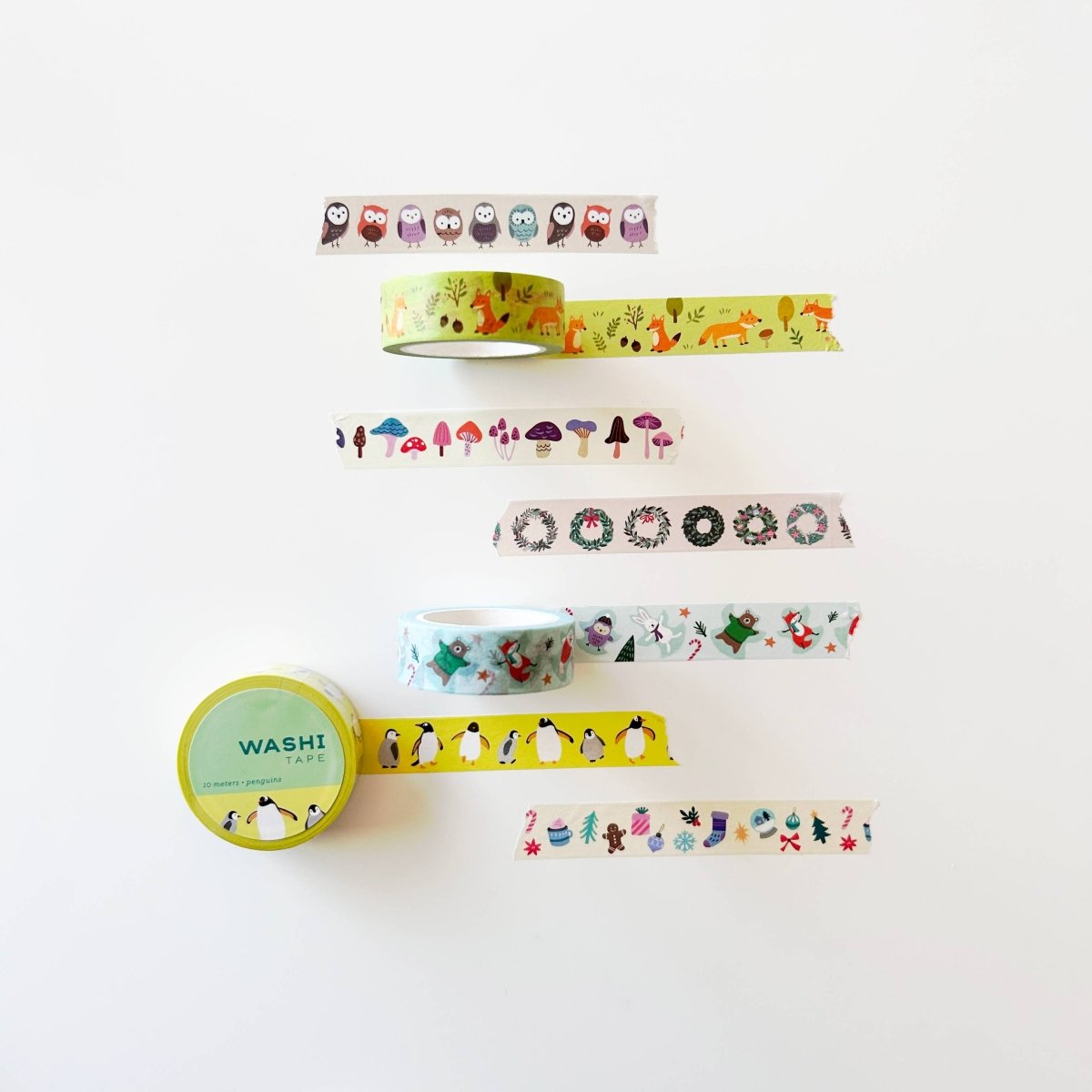 Mushrooms Washi Tape - The Merri Artist - merriartist.com
