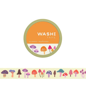 Mushrooms Washi Tape - The Merri Artist - merriartist.com