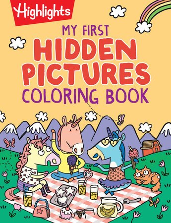 My First Hidden Pictures Coloring Book - The Merri Artist - merriartist.com