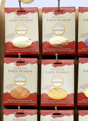 Natural Earth Paint - 3 oz. Earth & Mineral Pigments - Terre Verté - The Merri Artist - merriartist.com