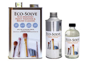 Natural Earth Paint - Eco - Solve - 8 oz. Glass Bottle - The Merri Artist - merriartist.com