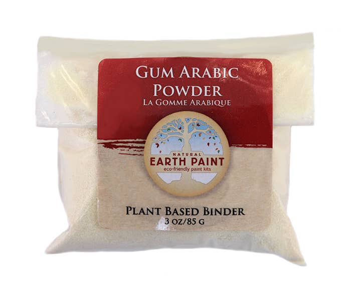 Natural Earth Paint - Gum Arabic (natural binder) - 3 oz. - The Merri Artist - merriartist.com