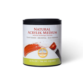 Natural Earth Paint - Natural Acrylik Medium™ - 16 oz - The Merri Artist - merriartist.com